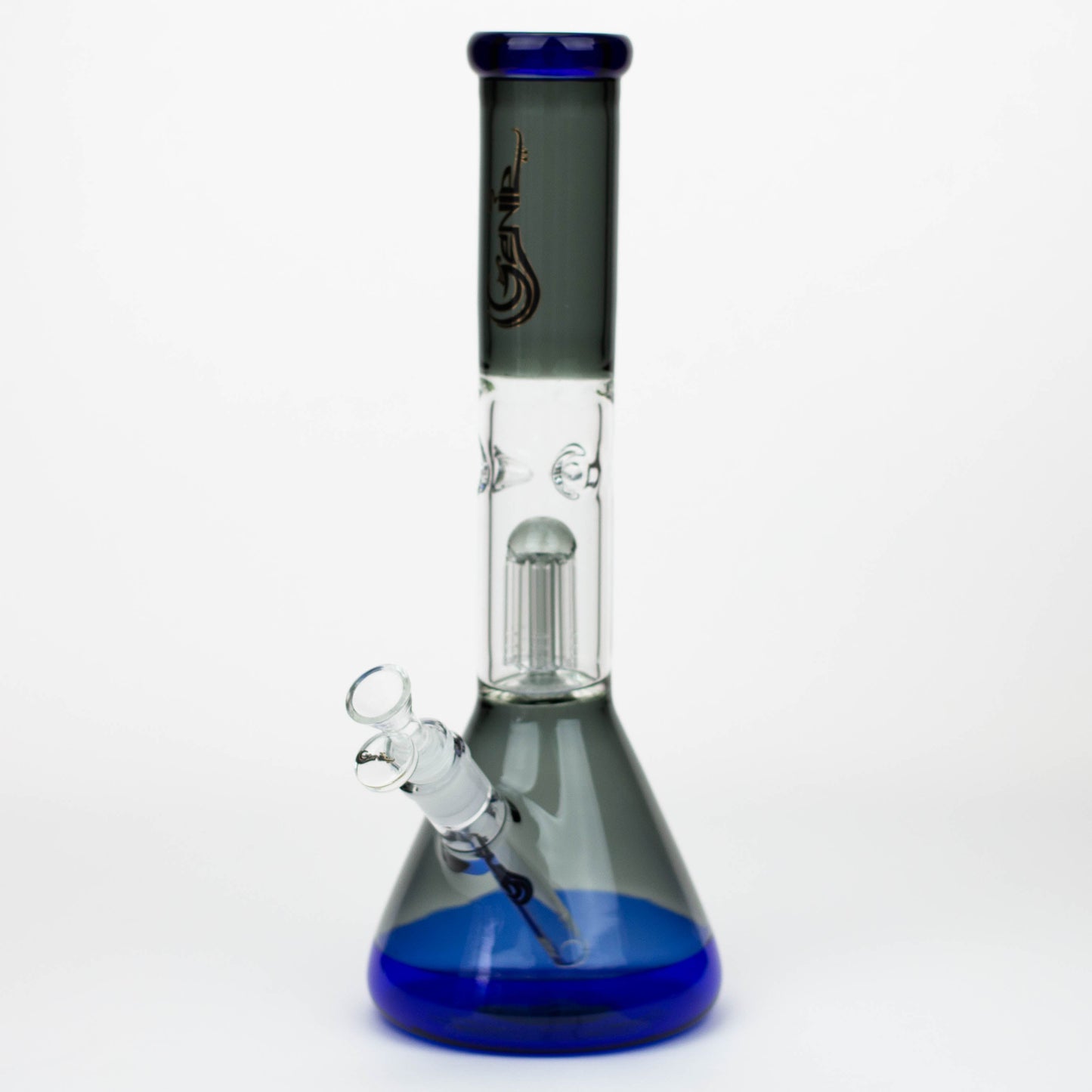 14.5" Genie - Tree Arms Two Tone Glass Water Bong_7