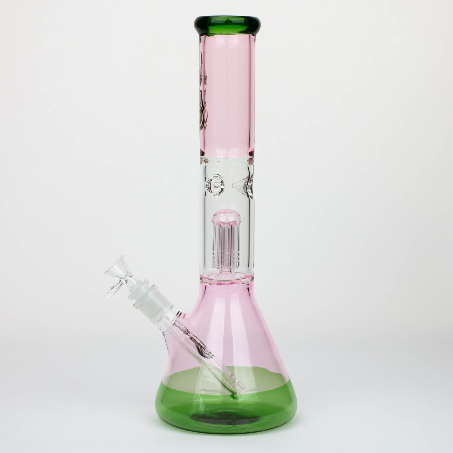 14.5" Genie - Tree Arms Two Tone Glass Water Bong_2