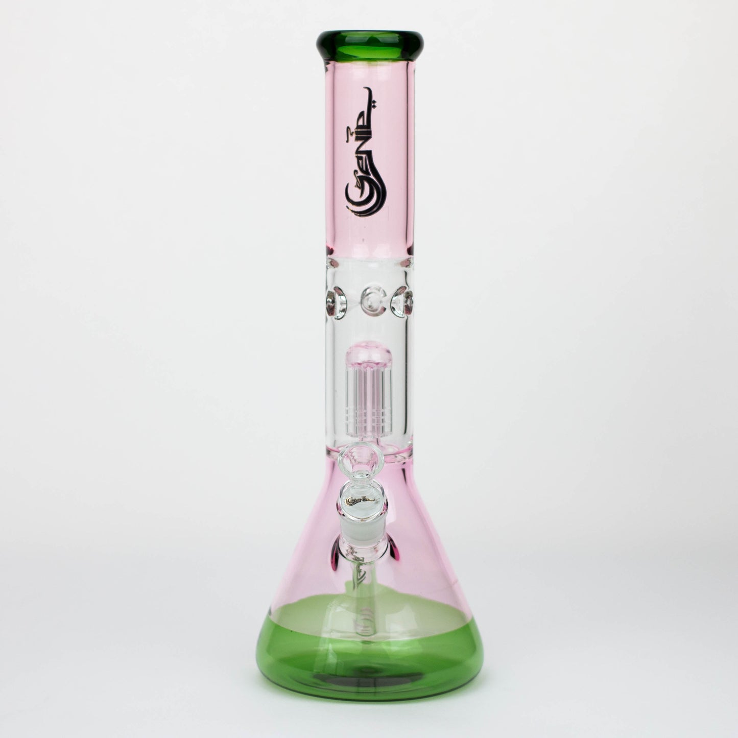 14.5" Genie - Tree Arms Two Tone Glass Water Bong_3