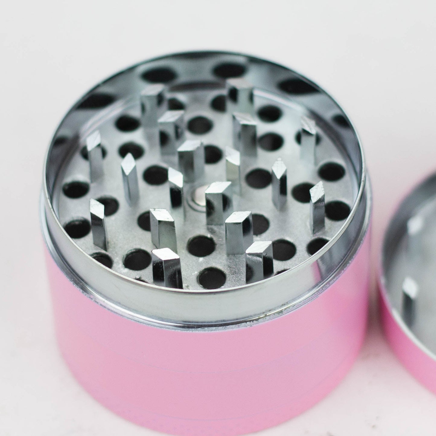 Acid Secs | 4 Piece 50mm Glow-in-the-Dark Metal Grinder_1
