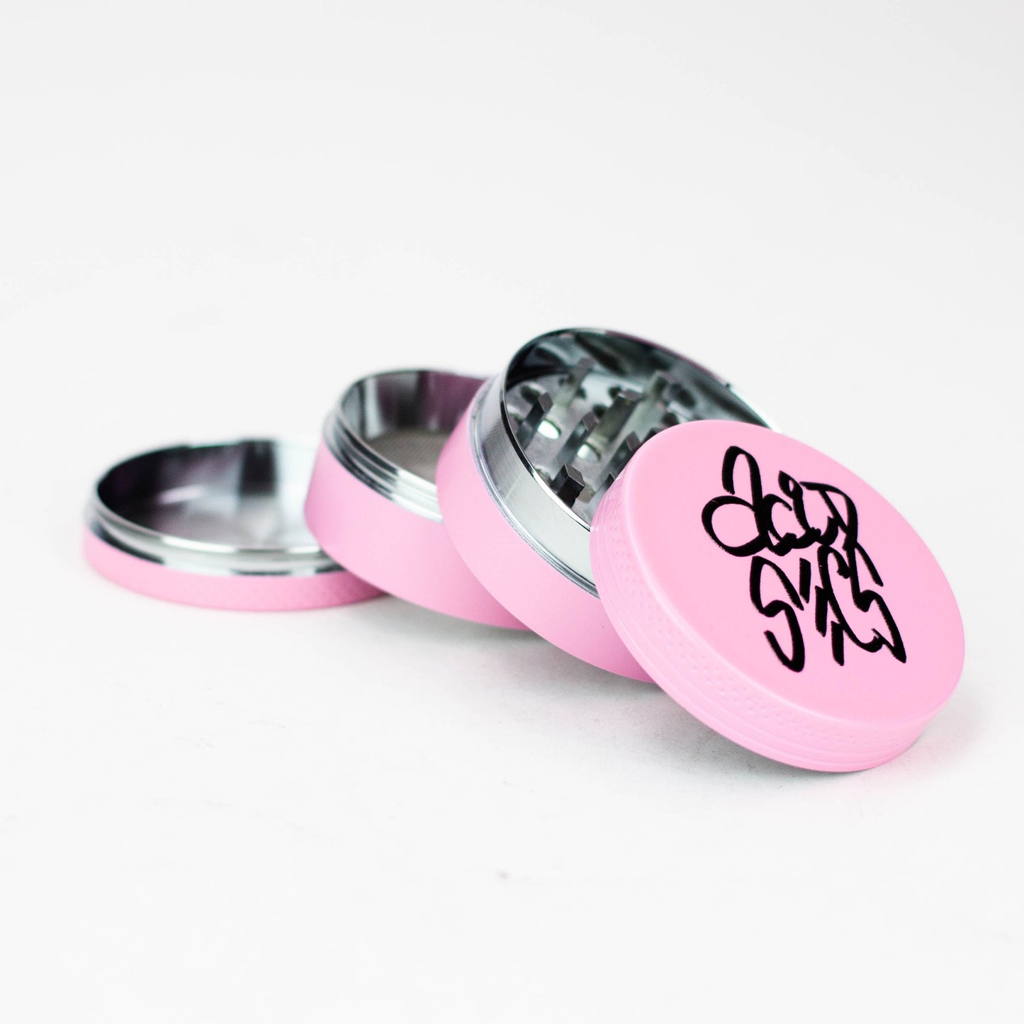 Acid Secs | 4 Piece 50mm Glow-in-the-Dark Metal Grinder_4