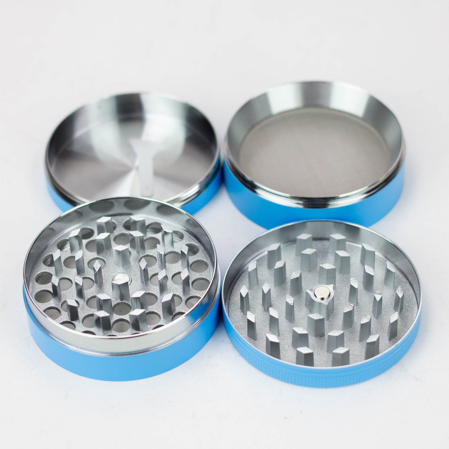 Acid Secs | 63mm 4 Piece Glow-in-the-Dark Metal Grinder_2