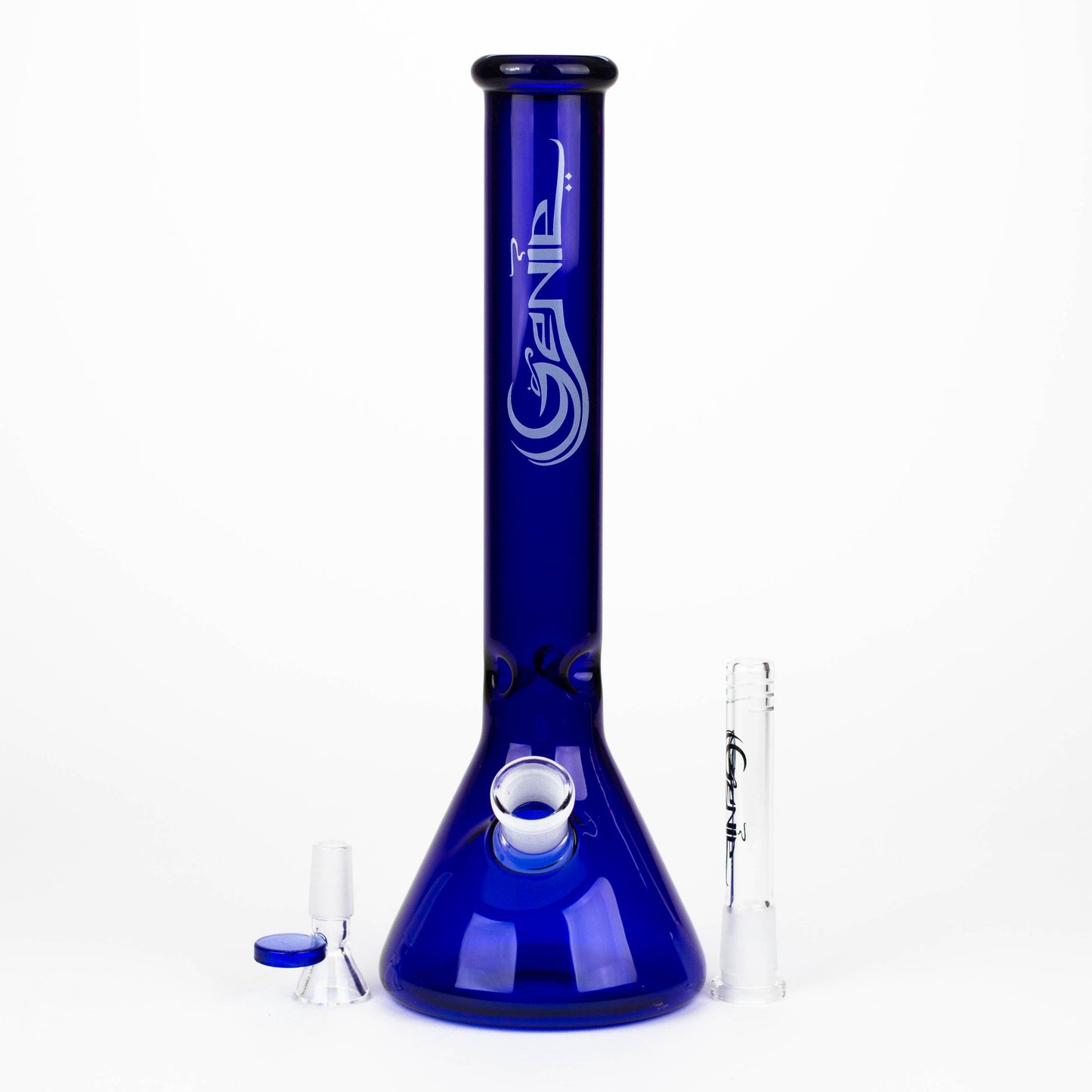 Genie | 12" Color Tube Glass Water Bong_4