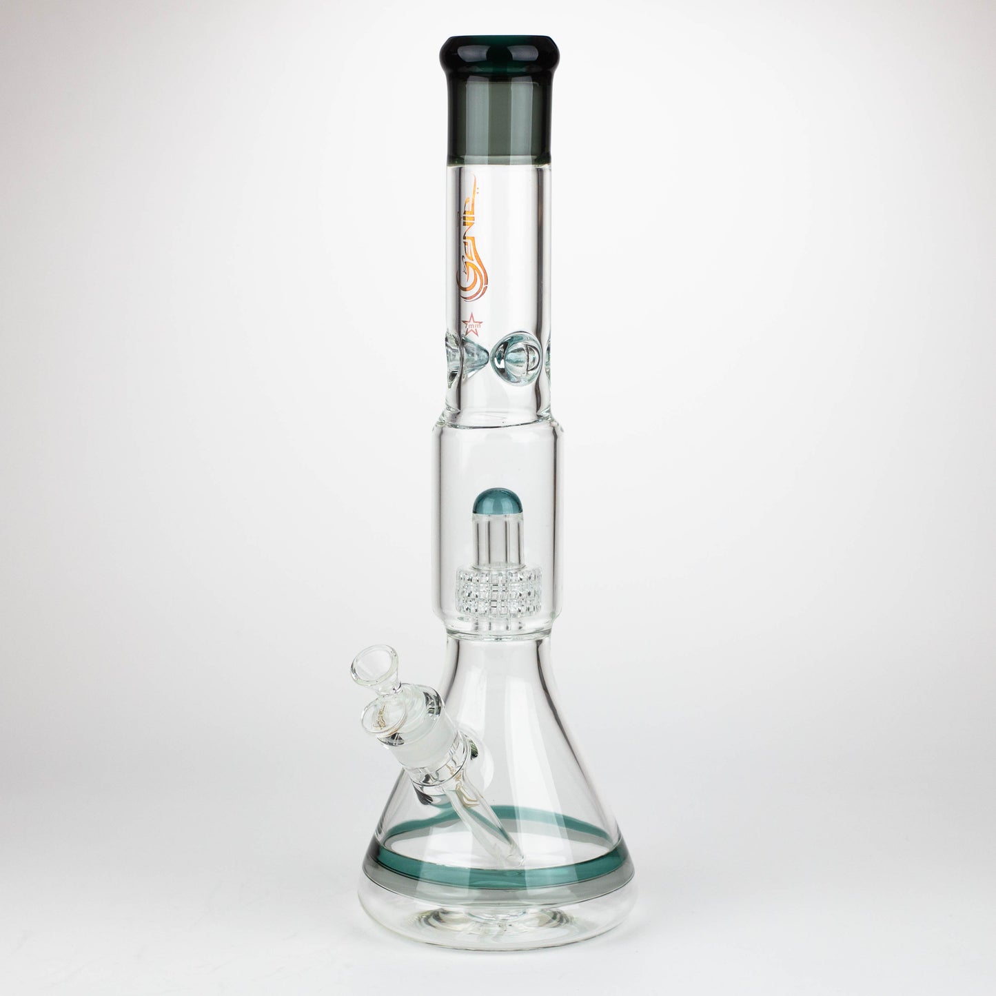 GENIE | 17" Shower Head Percolator 7mm Glass Water Bongs_7