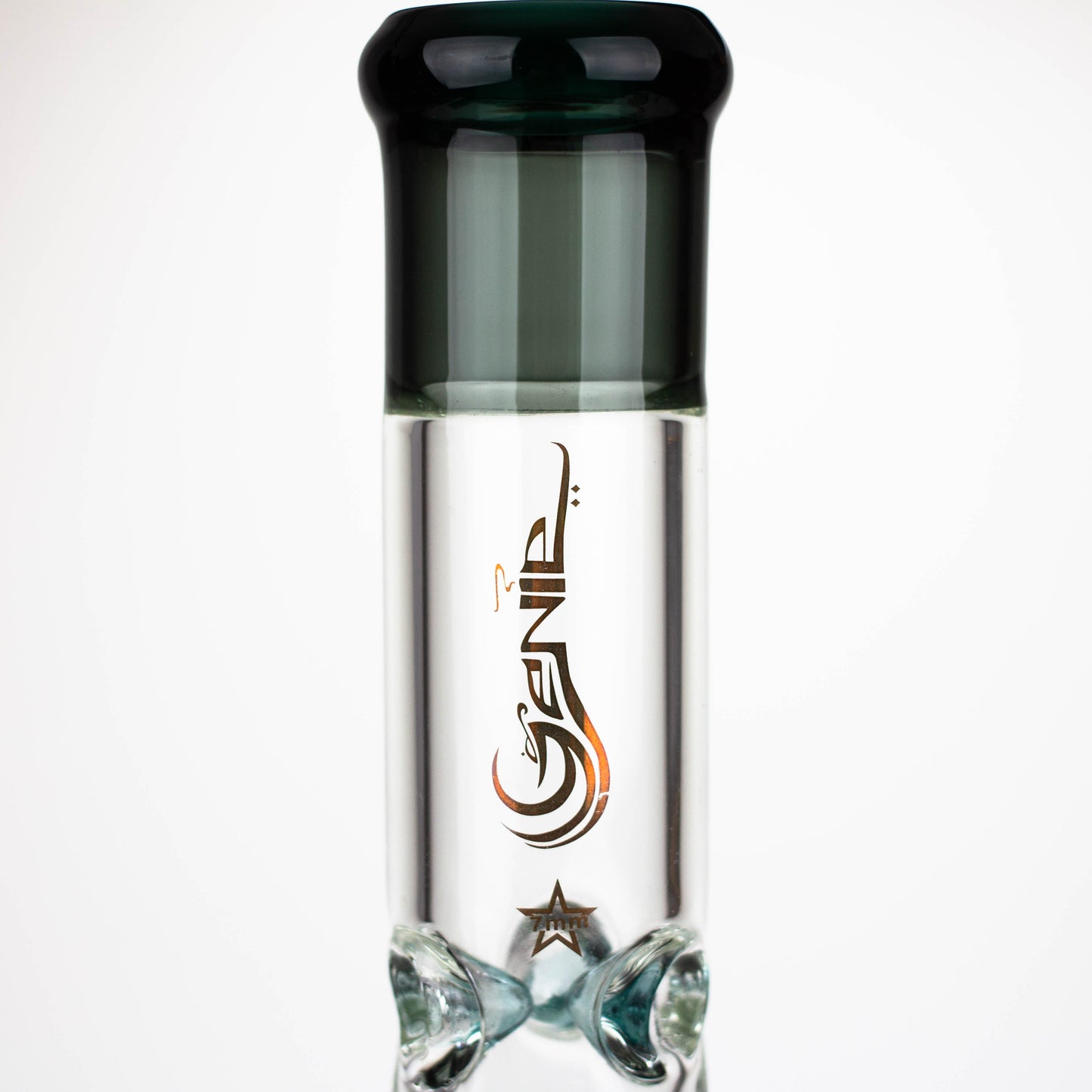 GENIE | 17" Shower Head Percolator 7mm Glass Water Bongs_1