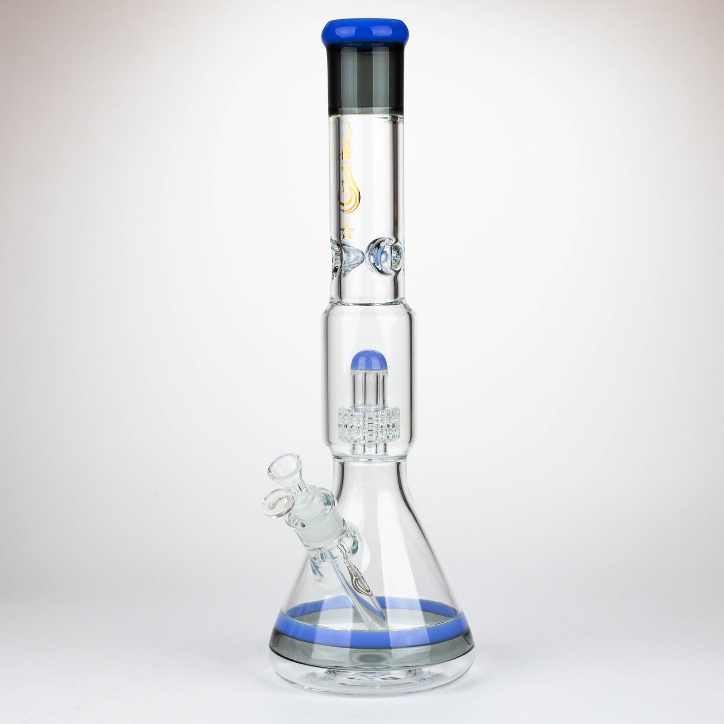 GENIE | 17" Shower Head Percolator 7mm Glass Water Bongs_9