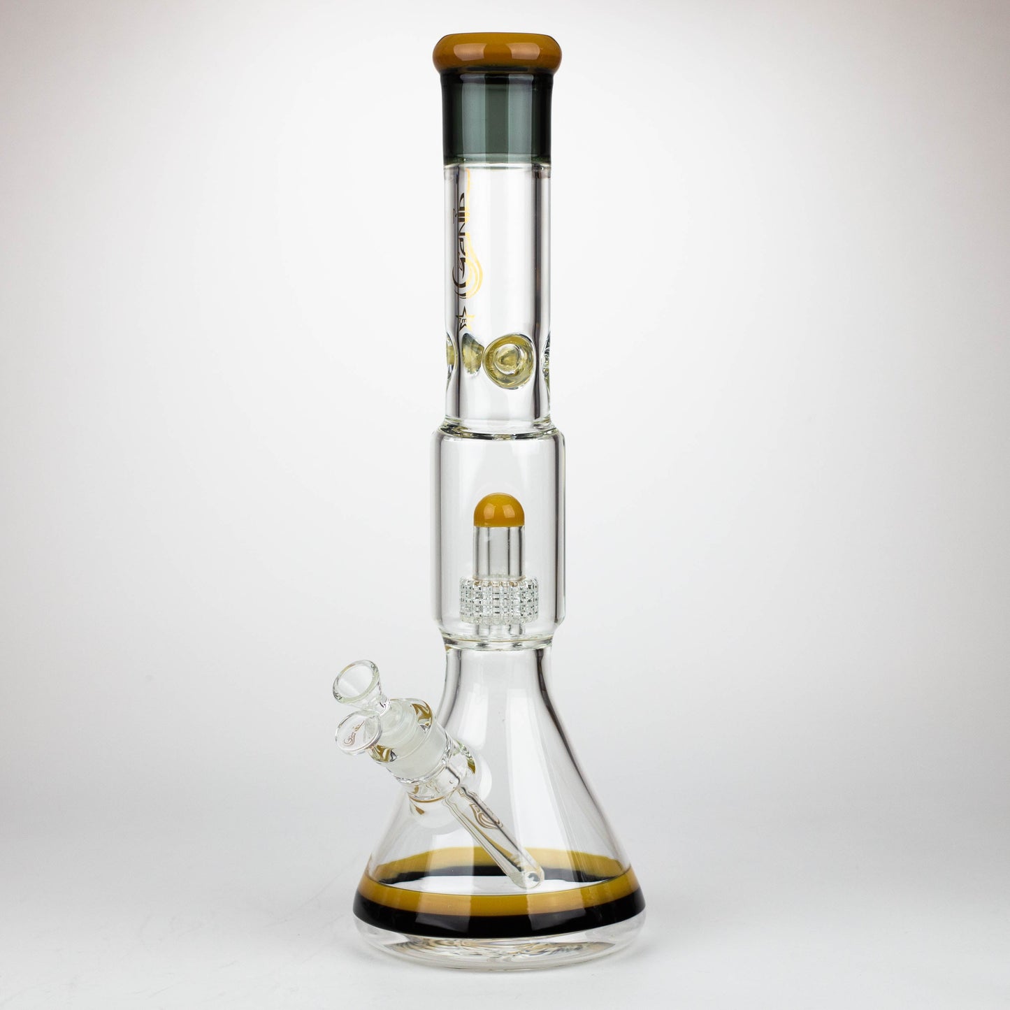GENIE | 17" Shower Head Percolator 7mm Glass Water Bongs_12