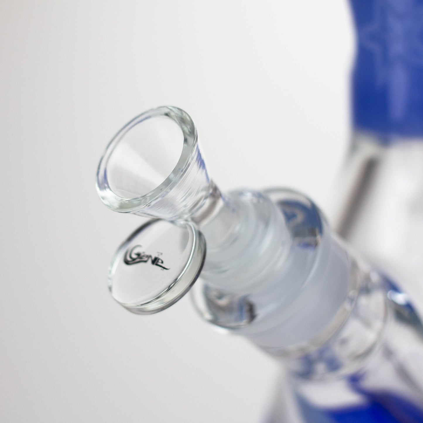 Genie | 17" Sandblasted Artwork Tube 7mm Glass Water Bong_3