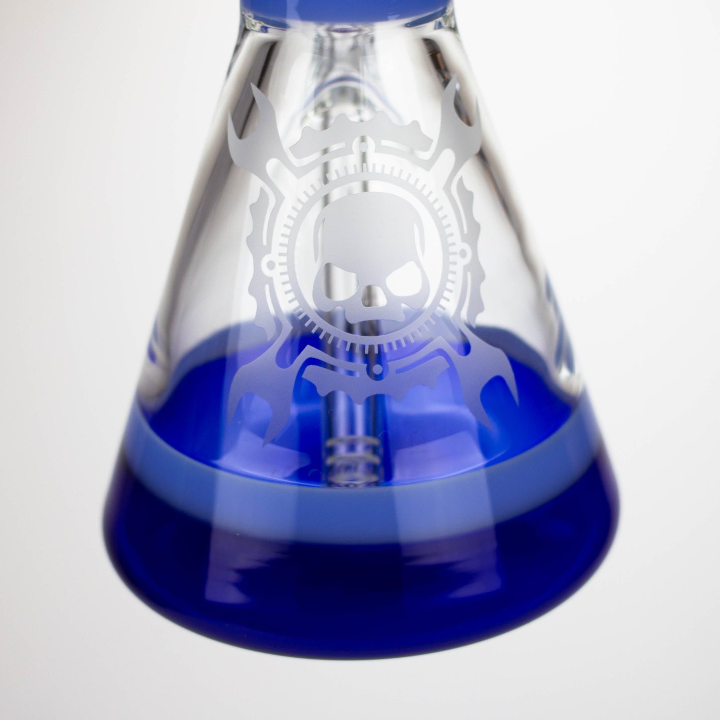 Genie | 17" Sandblasted Artwork Tube 7mm Glass Water Bong_5