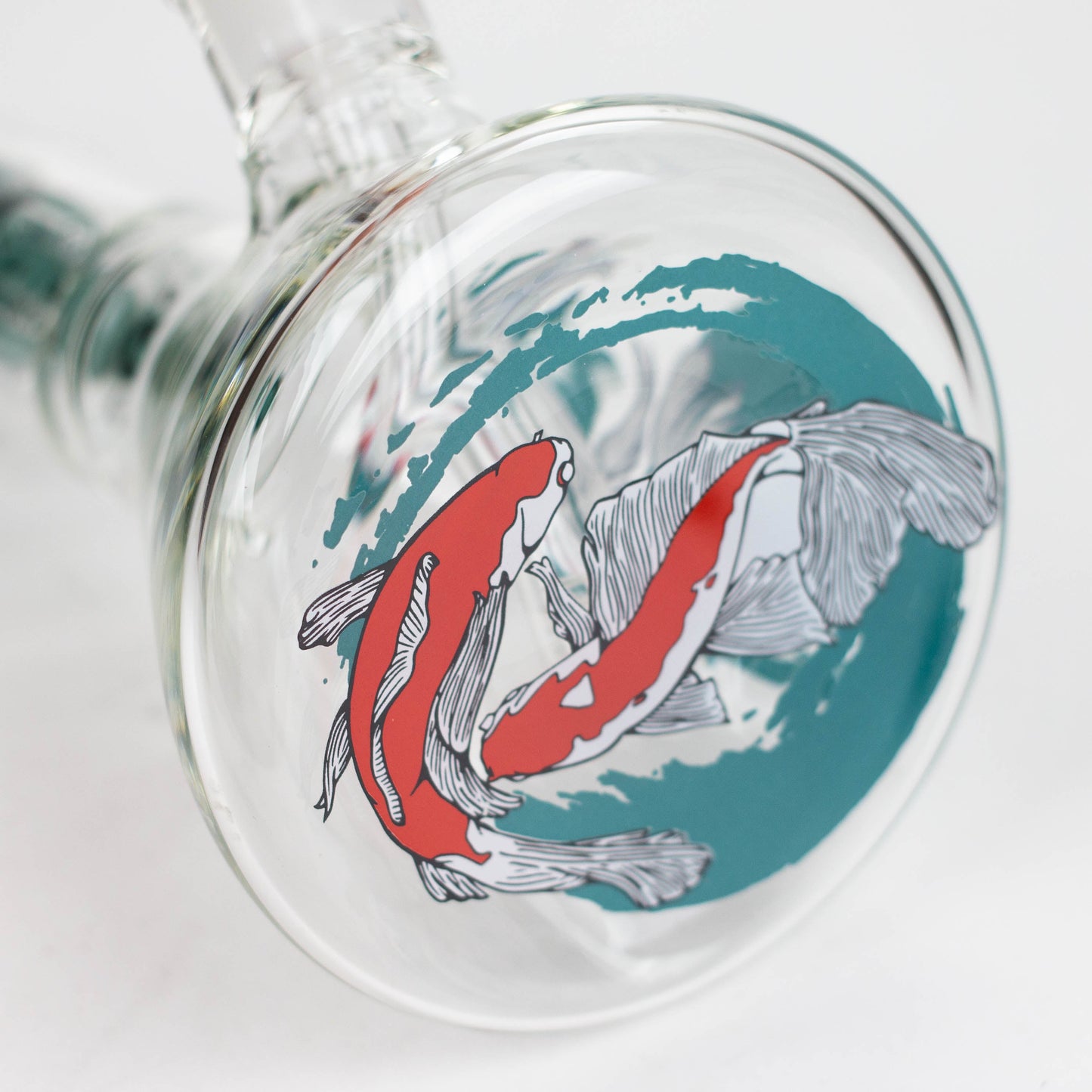 Infyniti | Untamed 14" 7 mm Classic Beaker Water Bong - Koi Fish_1