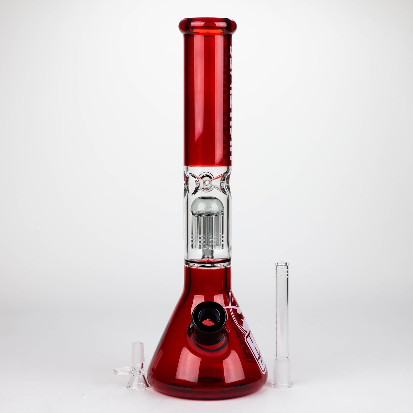 Infyniti | High Times 16" 7 mm Classic Beaker Water Bong with Tree Arm Percolator_2