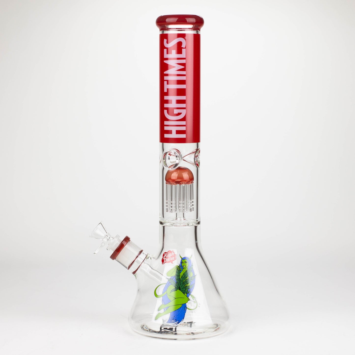 Infyniti | High Times 16" 7 mm Classic Beaker Water Bong with Tree Arm Percolator_4