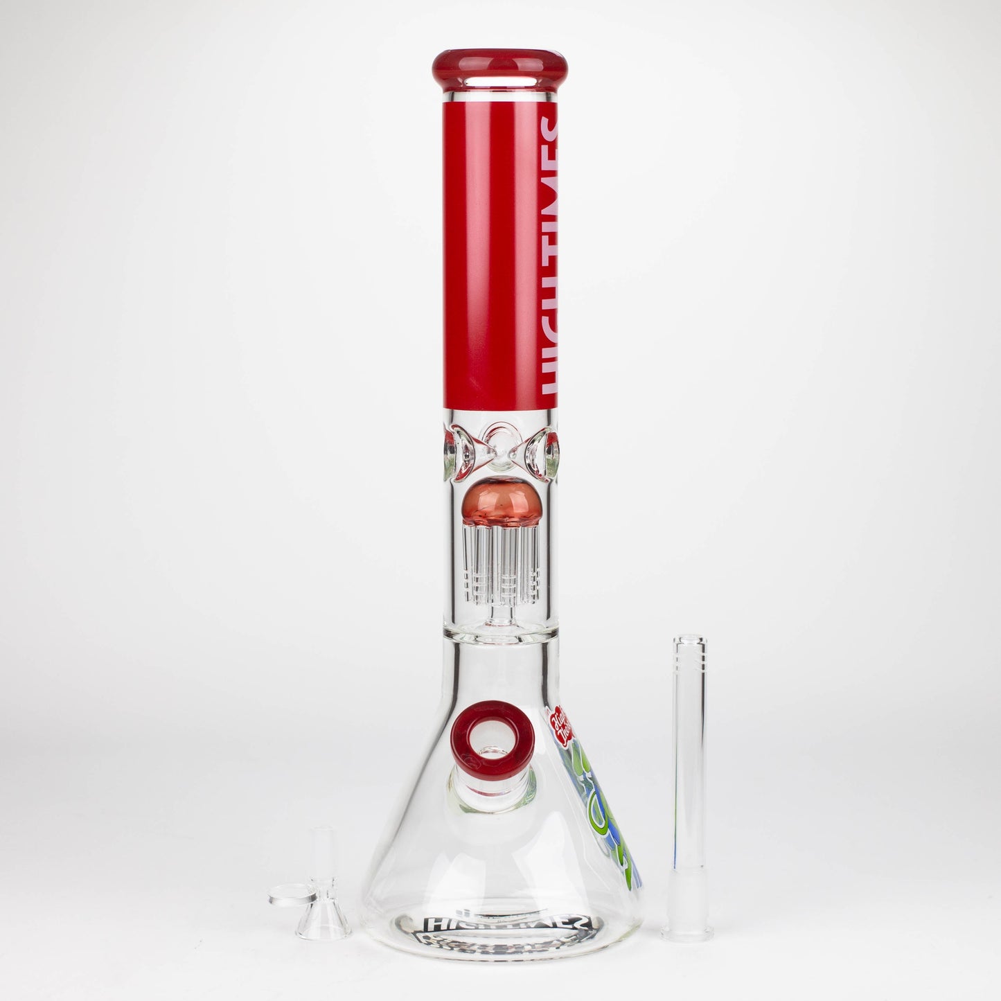 Infyniti | High Times 16" 7 mm Classic Beaker Water Bong with Tree Arm Percolator_2