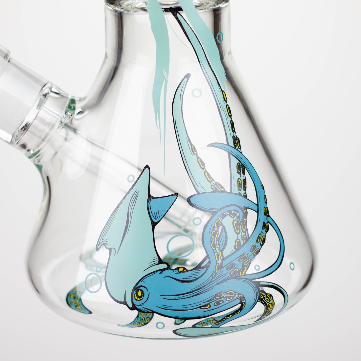 Infyniti | Untamed 14" 7 mm Classic Beaker Water Bong - Octopus_2