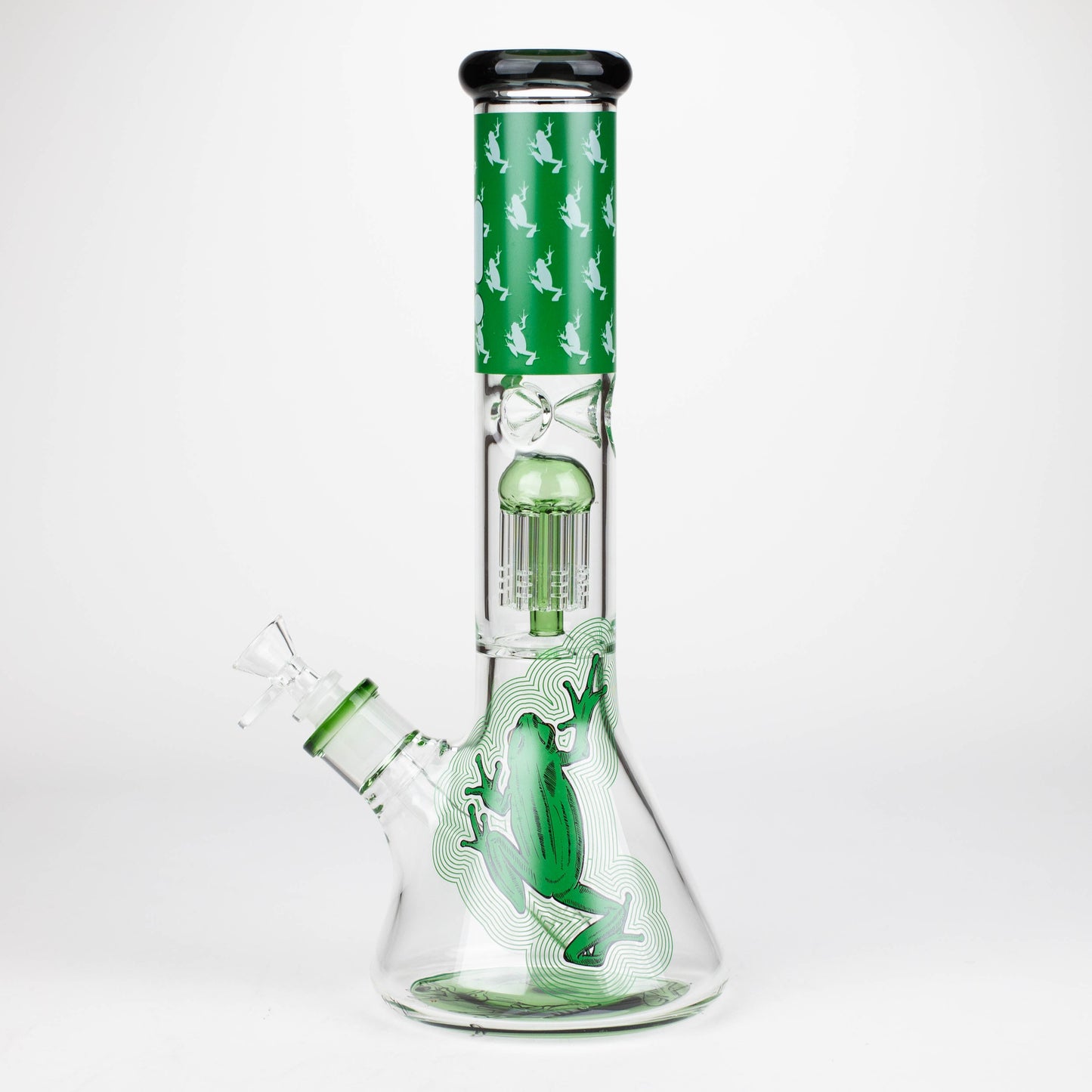 Infyniti | Untamed 14" 7 mm Classic Beaker Water Bong - Green Frog_4