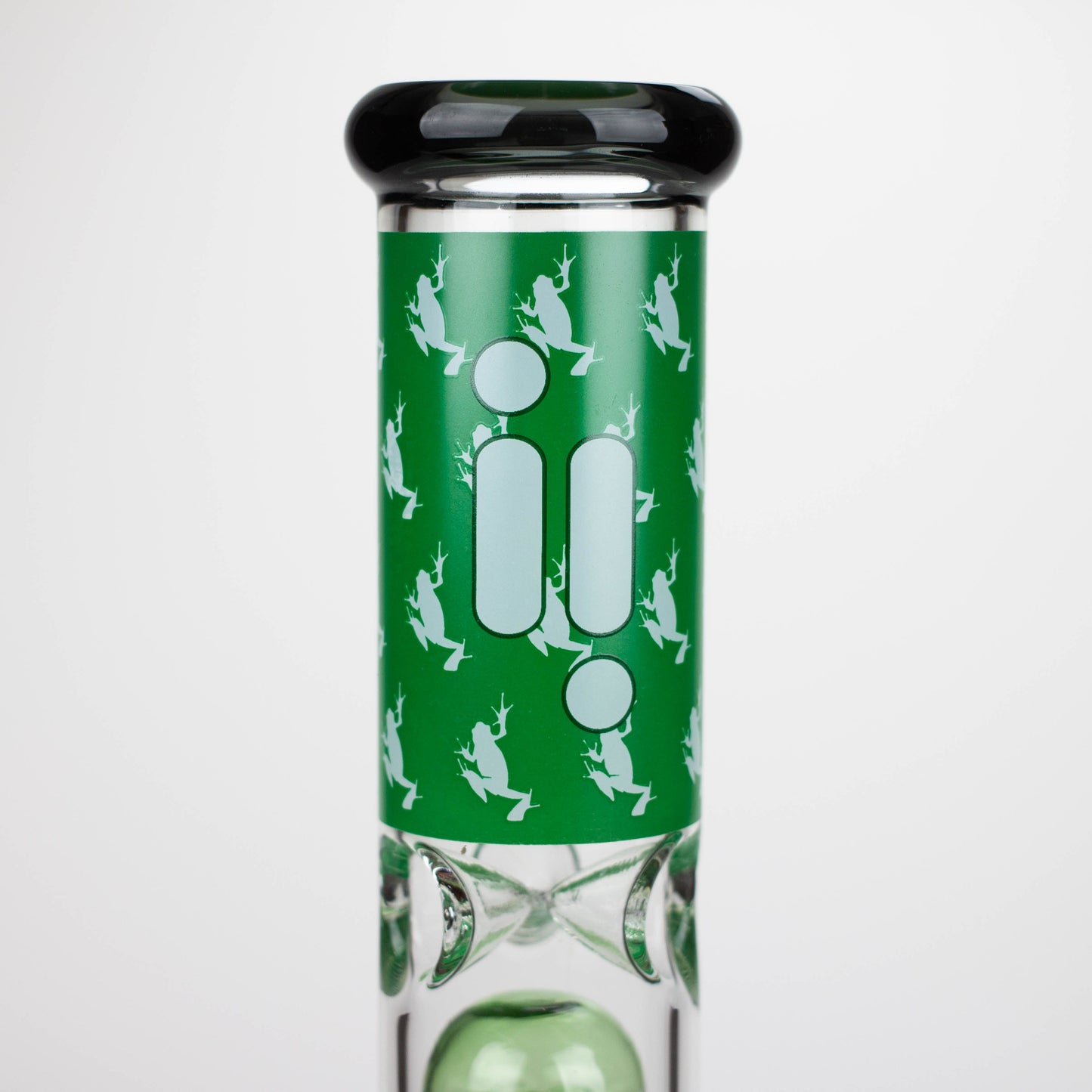 Infyniti | Untamed 14" 7 mm Classic Beaker Water Bong - Green Frog_6