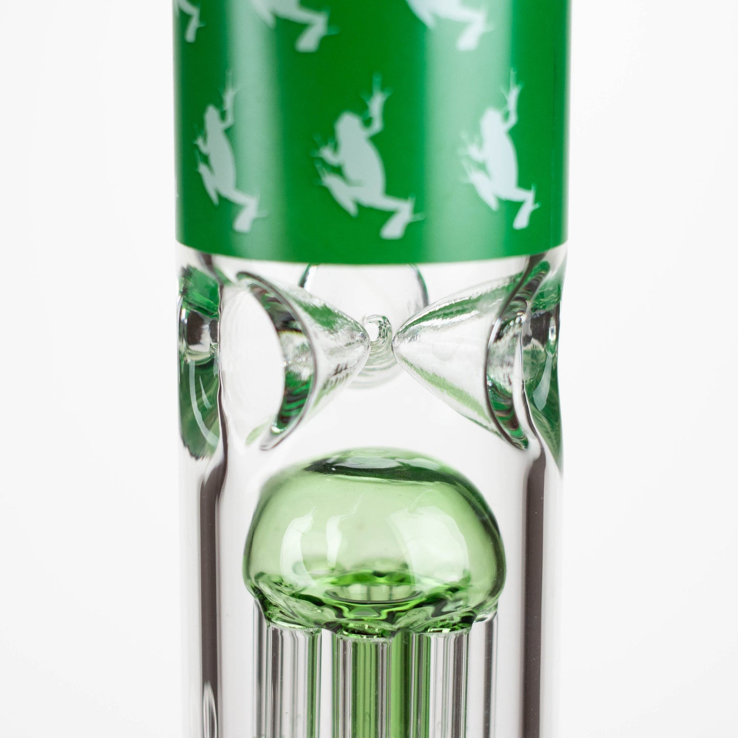 Infyniti | Untamed 14" 7 mm Classic Beaker Water Bong - Green Frog_7