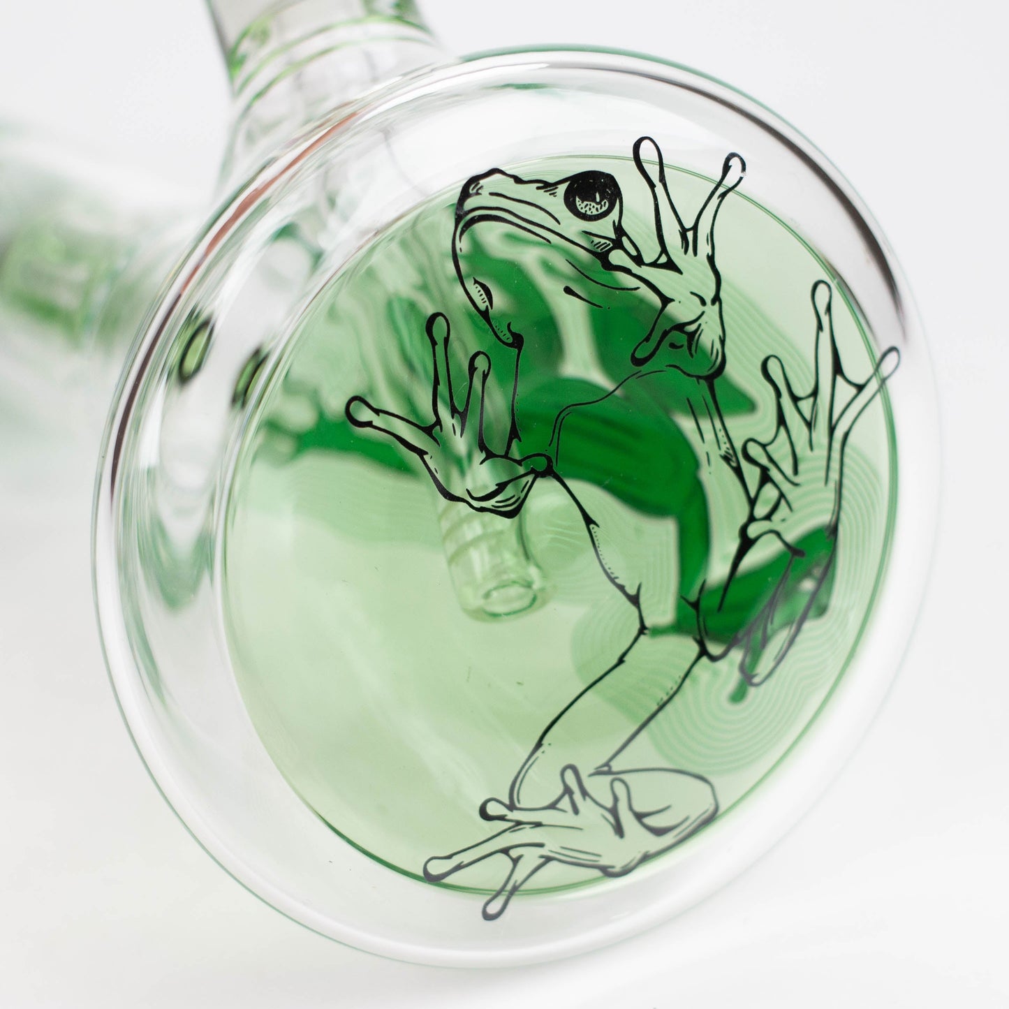 Infyniti | Untamed 14" 7 mm Classic Beaker Water Bong - Green Frog_1