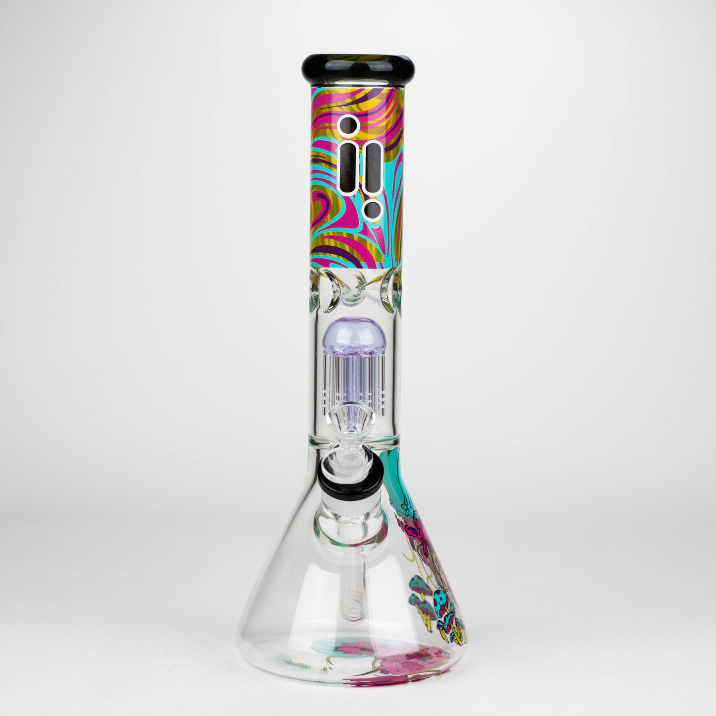 Infyniti | Untamed 14" 7 mm Classic Beaker Water Bong - Jellyfish_5