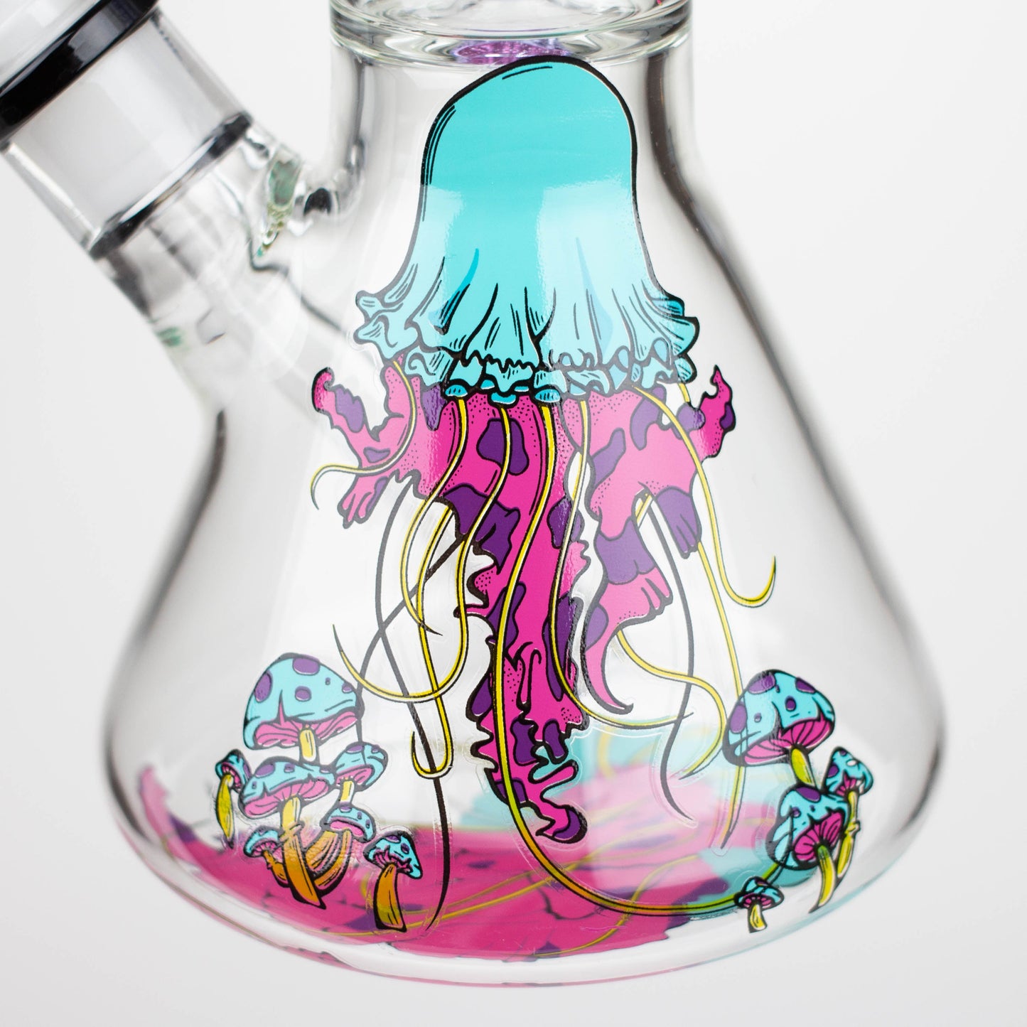 Infyniti | Untamed 14" 7 mm Classic Beaker Water Bong - Jellyfish_10