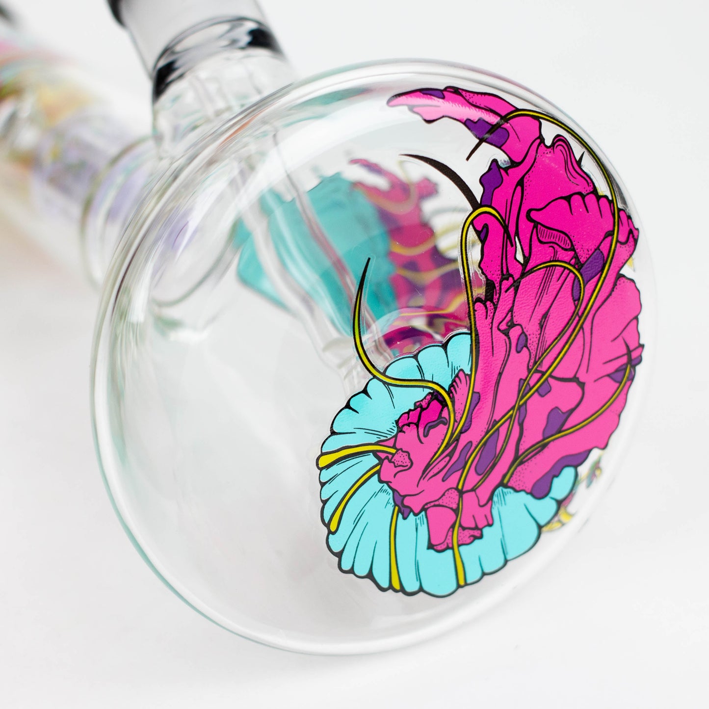 Infyniti | Untamed 14" 7 mm Classic Beaker Water Bong - Jellyfish_1