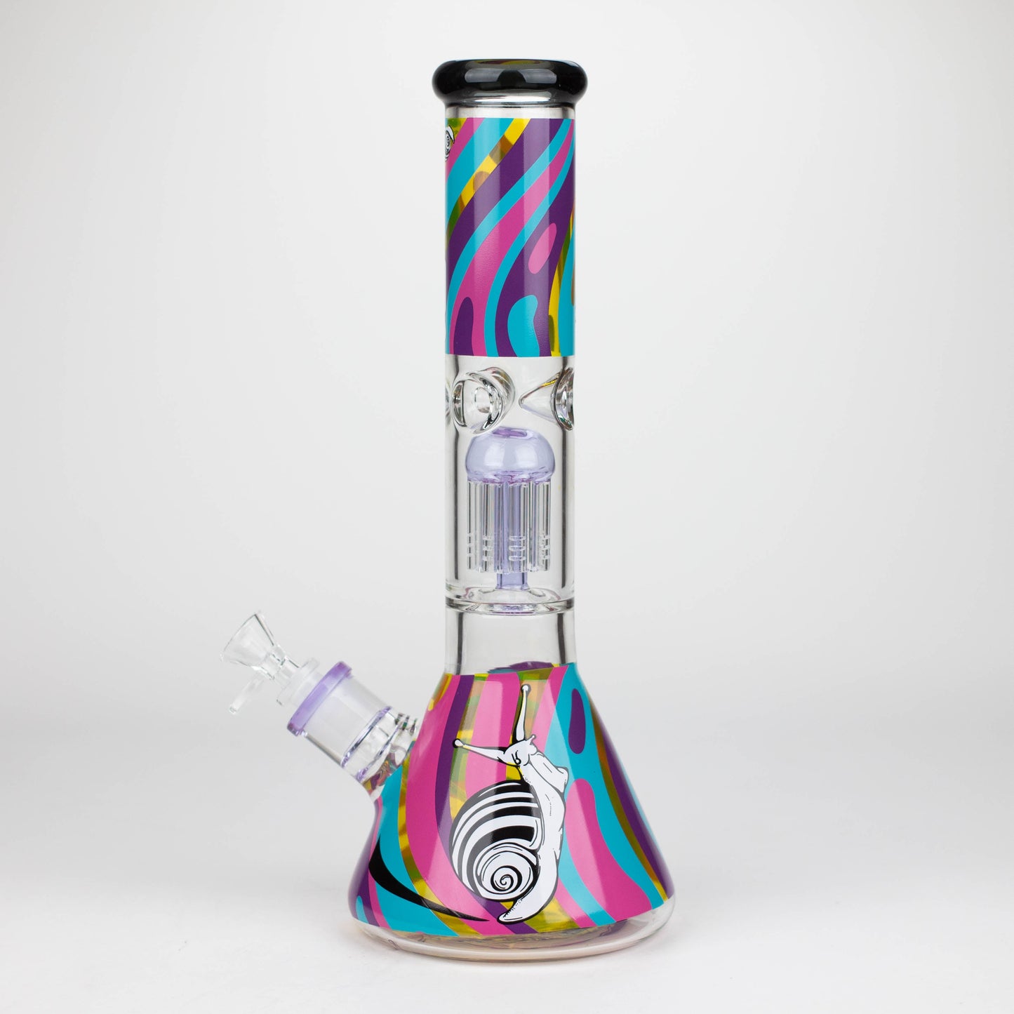 Infyniti | Untamed 14" 7 mm Classic Beaker Water Bong - Snail_4