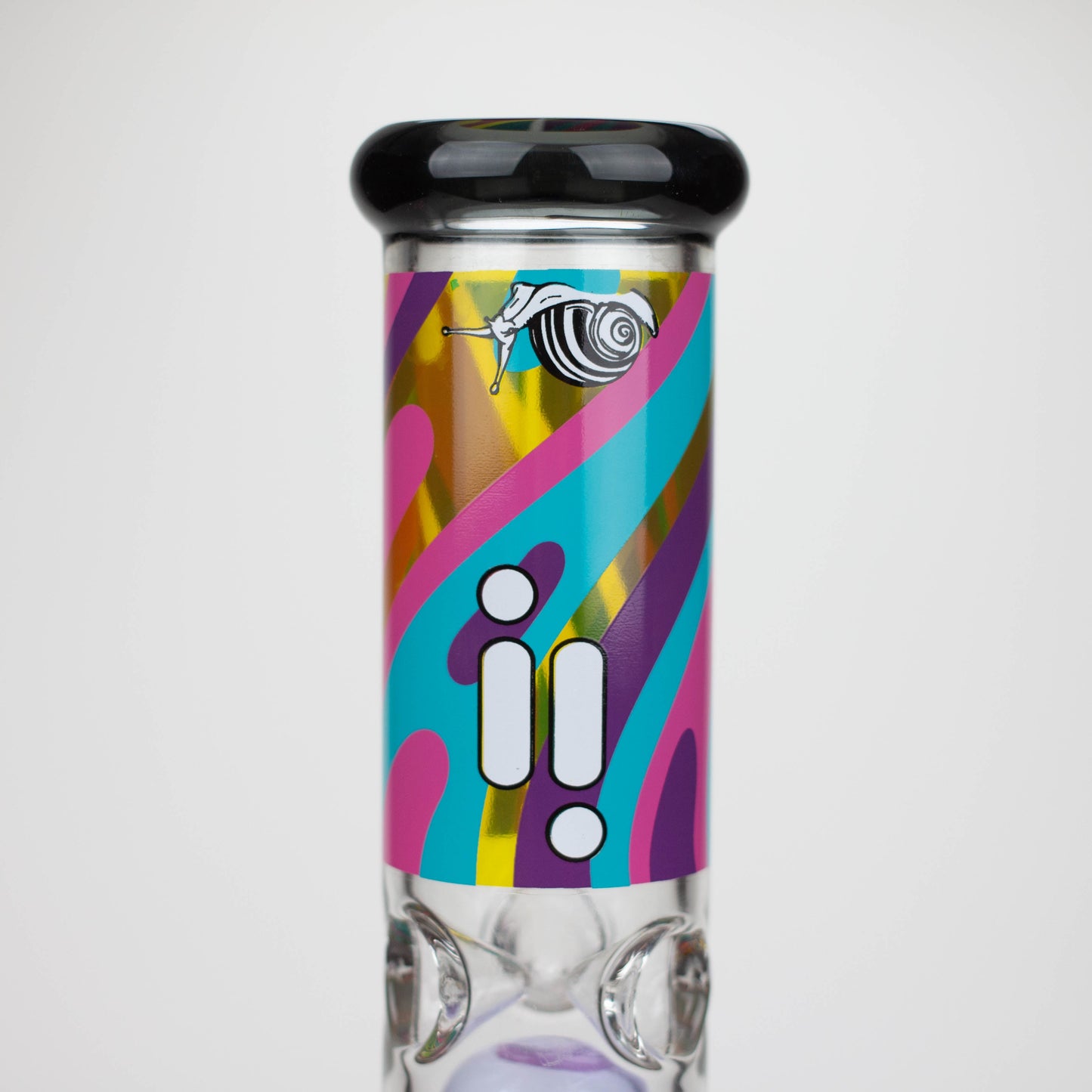 Infyniti | Untamed 14" 7 mm Classic Beaker Water Bong - Snail_6