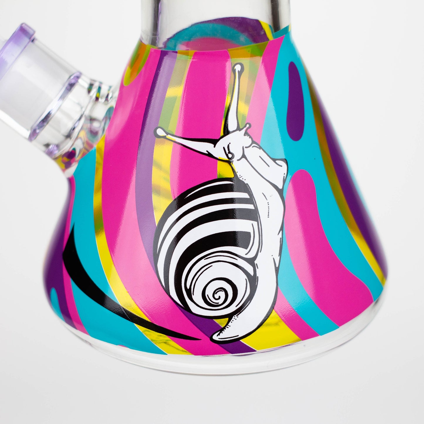 Infyniti | Untamed 14" 7 mm Classic Beaker Water Bong - Snail_10