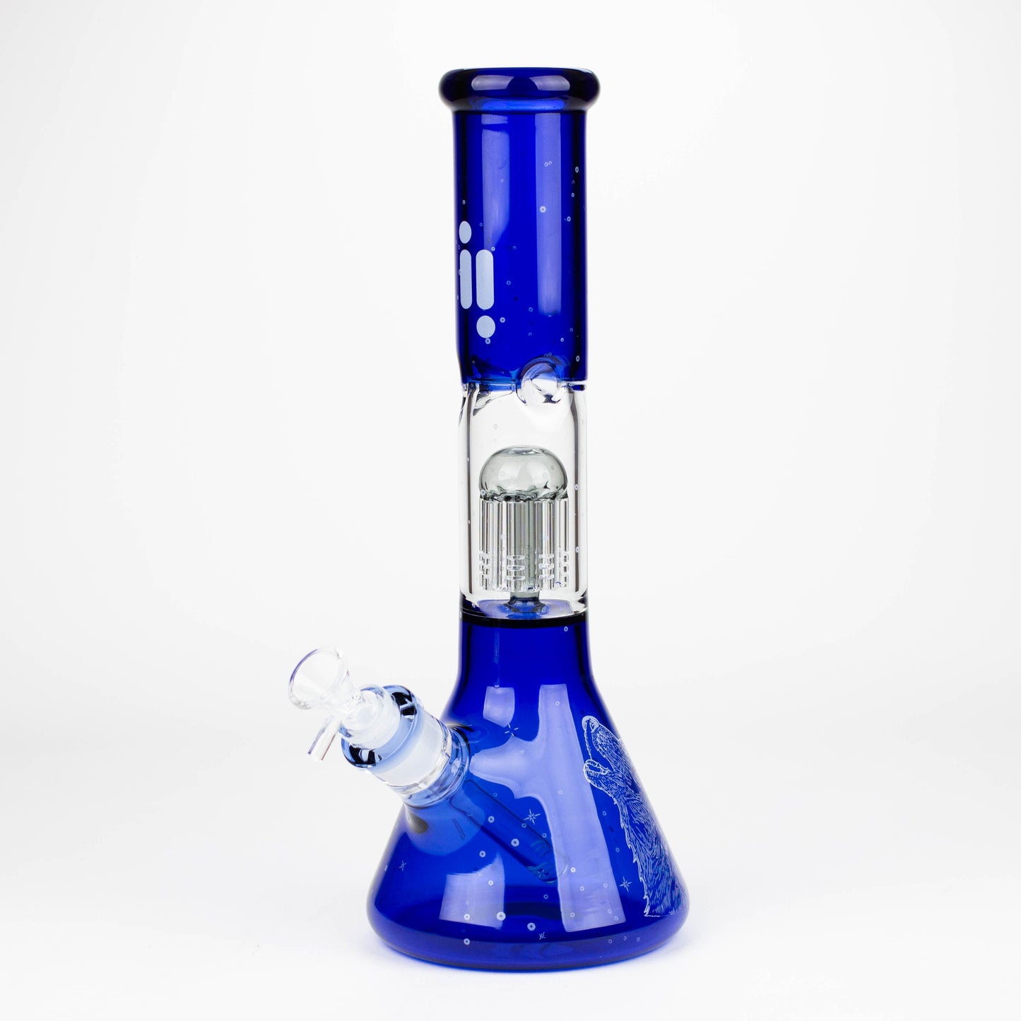 Infyniti | Untamed 14" 7 mm Classic Beaker Bong - Wolf_0