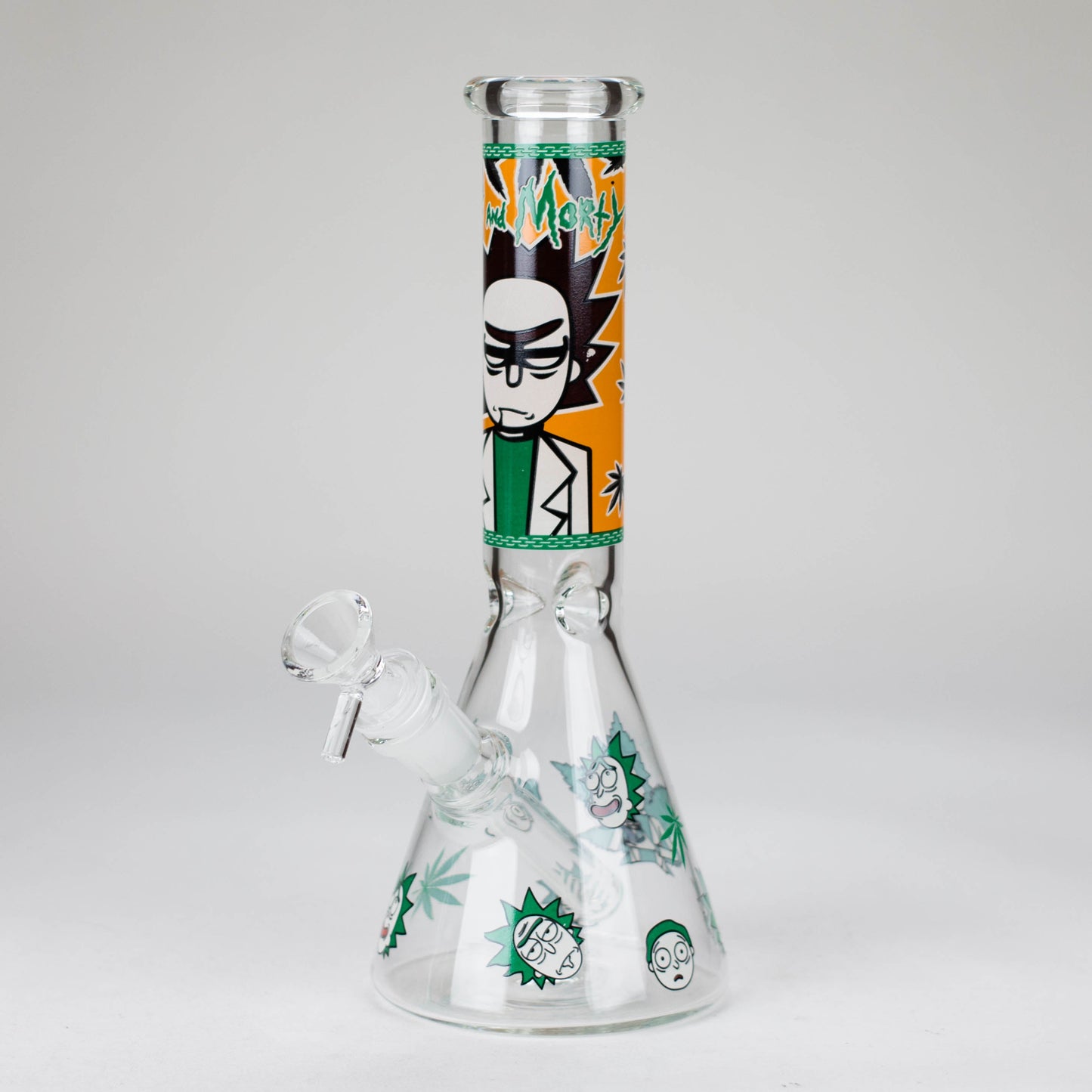10" Cartoon Glow-in-the-Dark Glass Bong_12