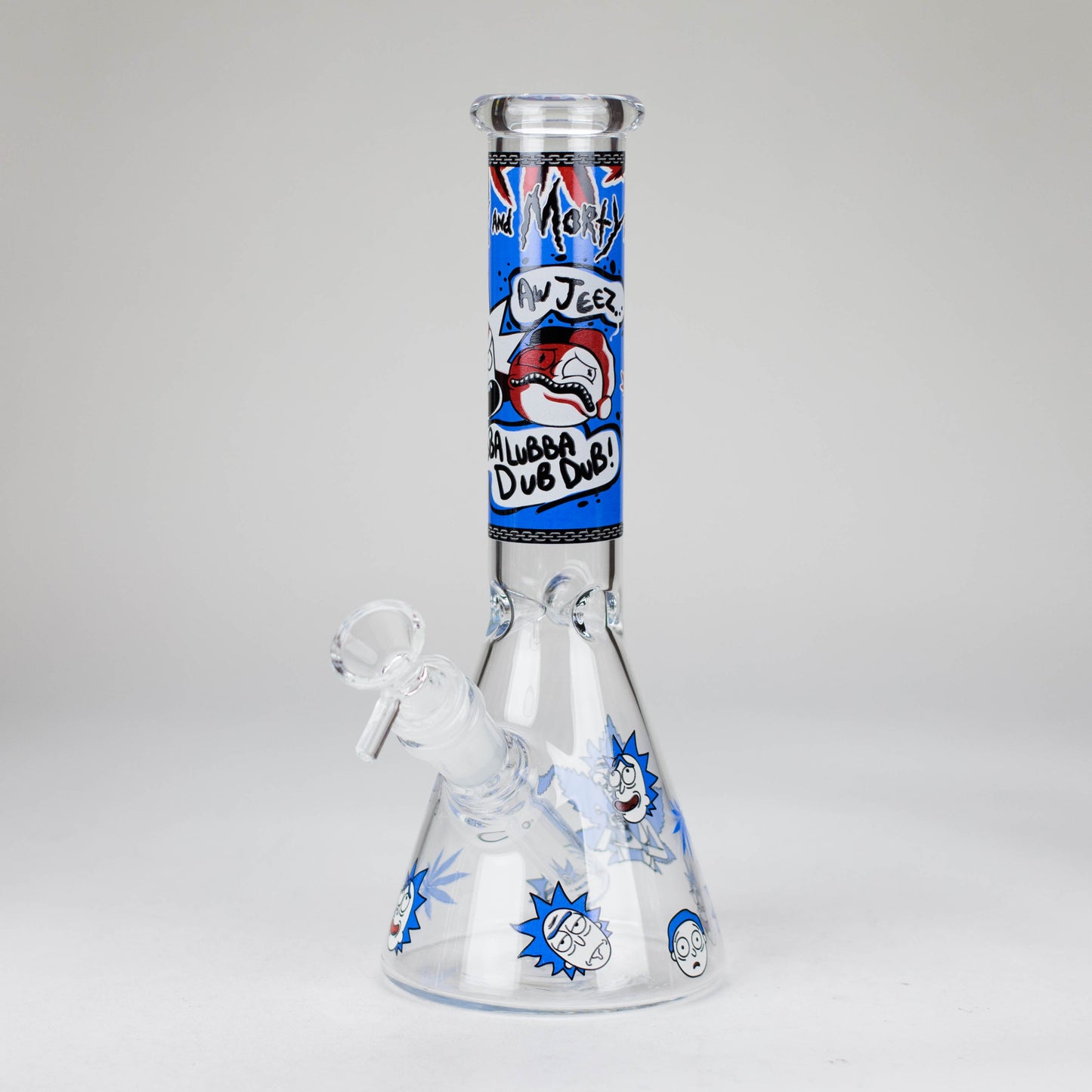 10" Cartoon Glow-in-the-Dark Glass Bong_8