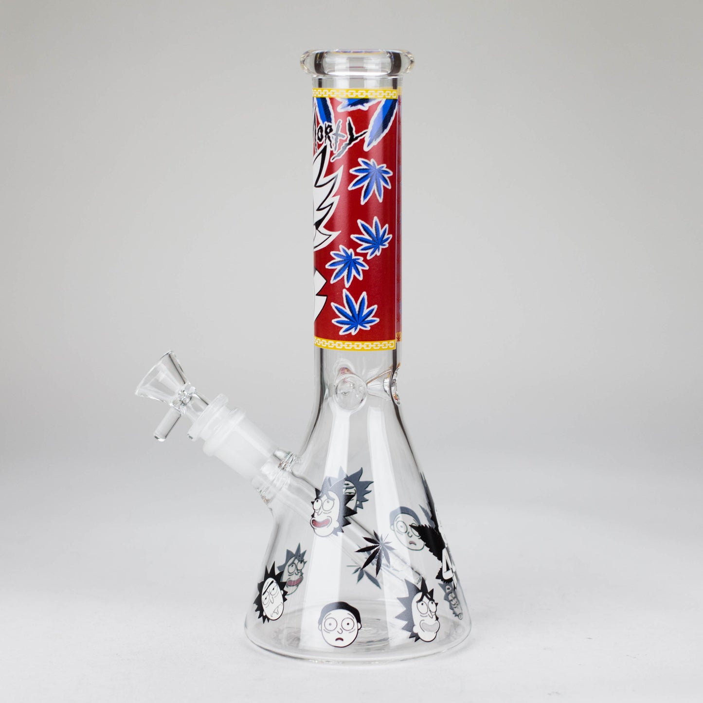 10" Cartoon Glow-in-the-Dark Glass Bong_13