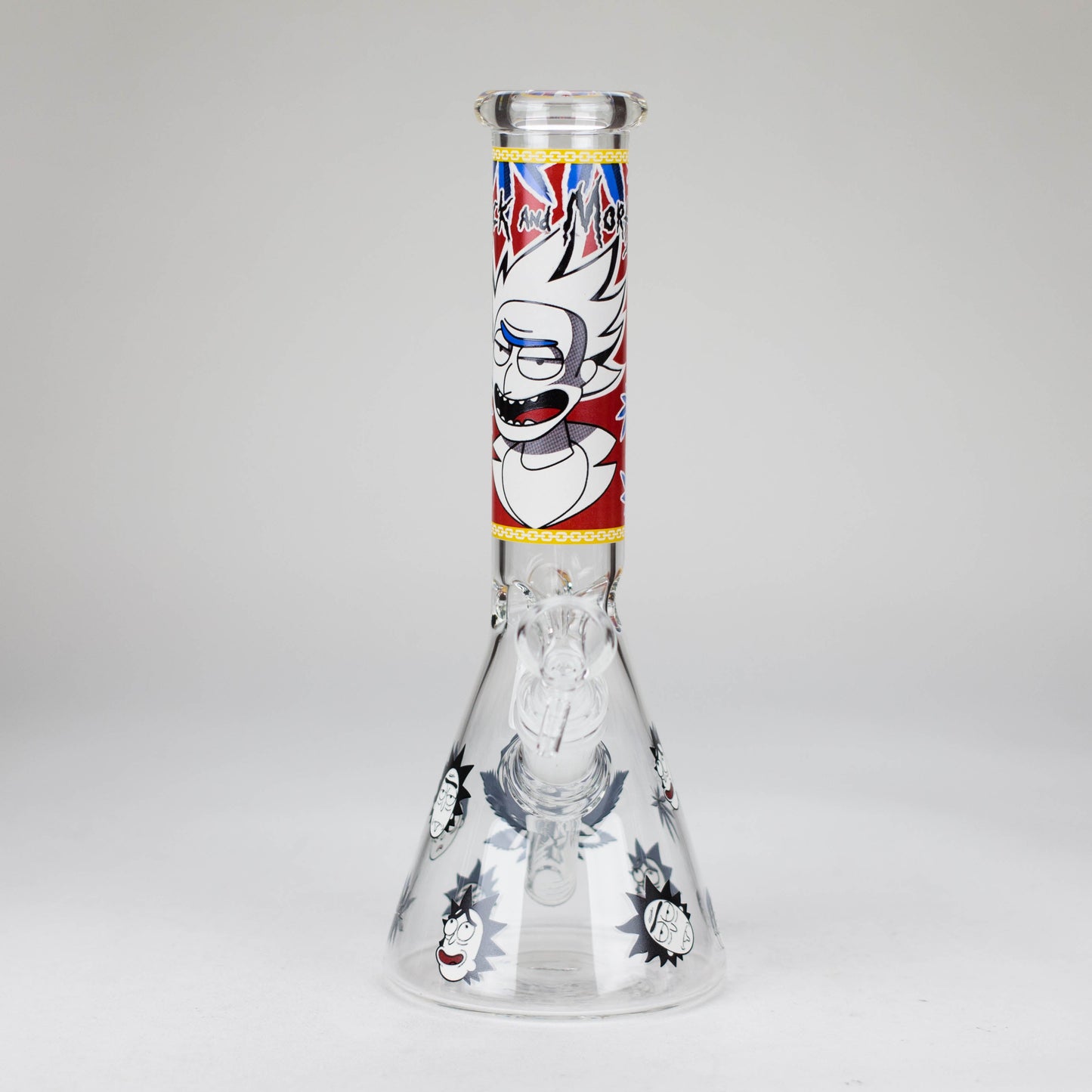 10" Cartoon Glow-in-the-Dark Glass Bong_1