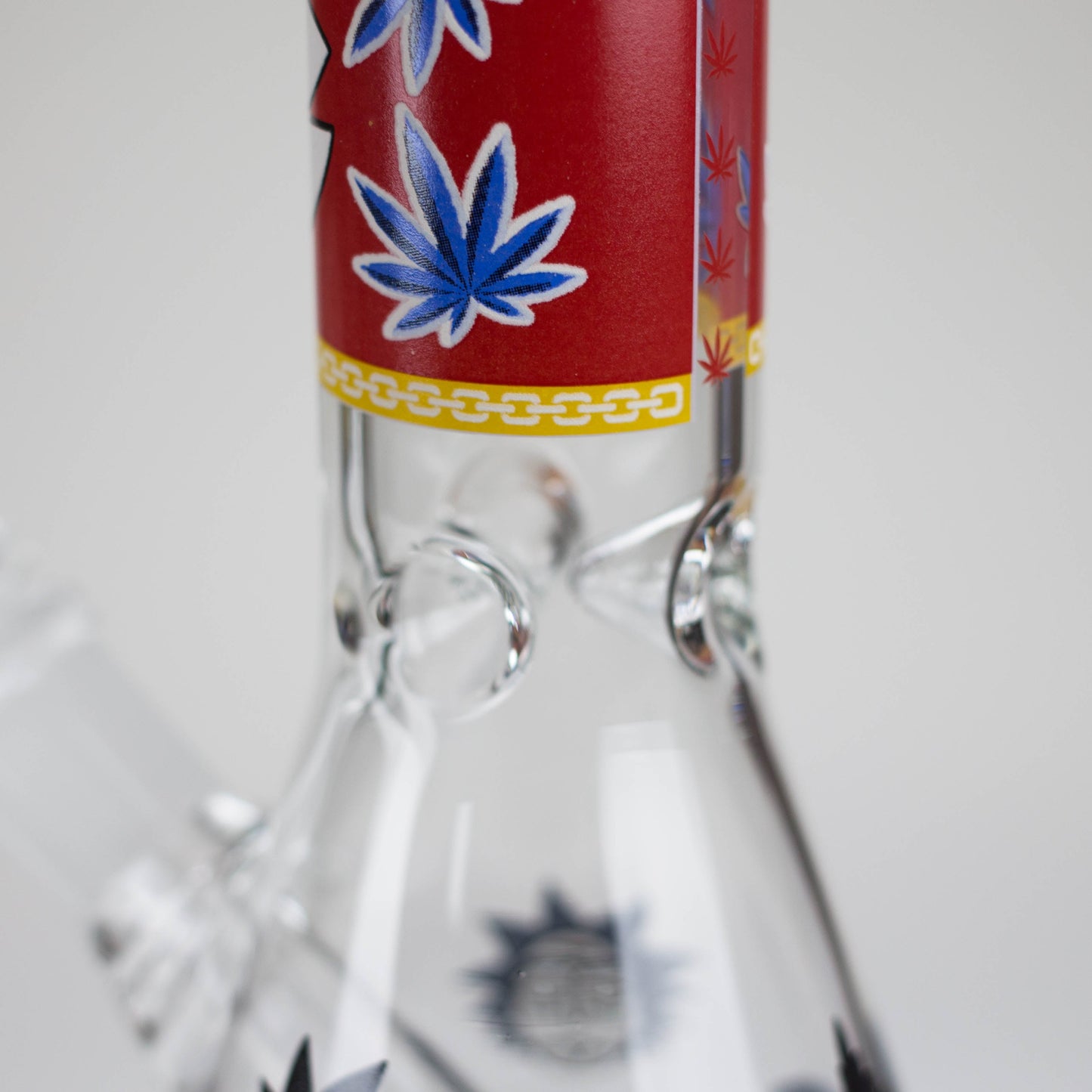 10" Cartoon Glow-in-the-Dark Glass Bong_2