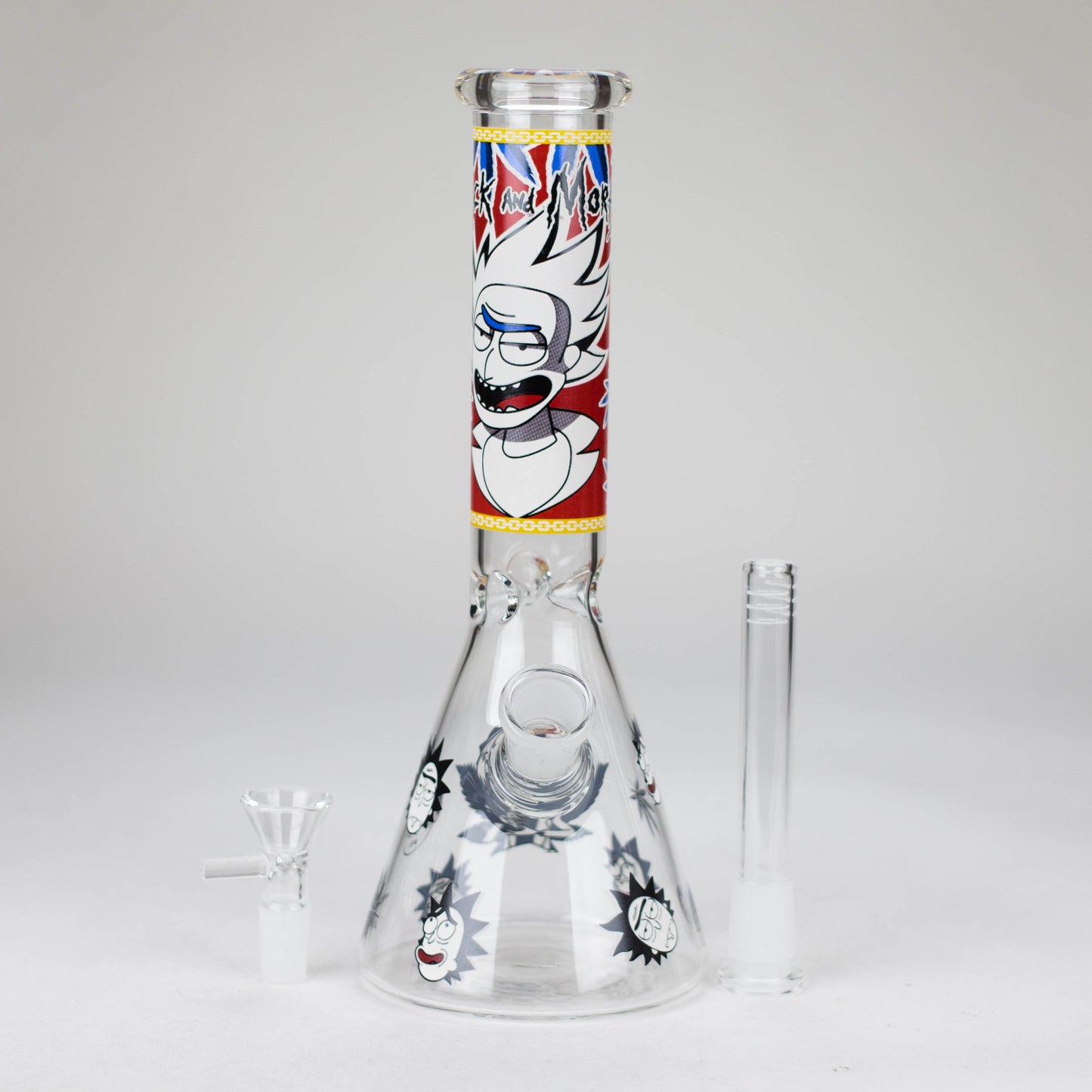 10" Cartoon Glow-in-the-Dark Glass Bong_5