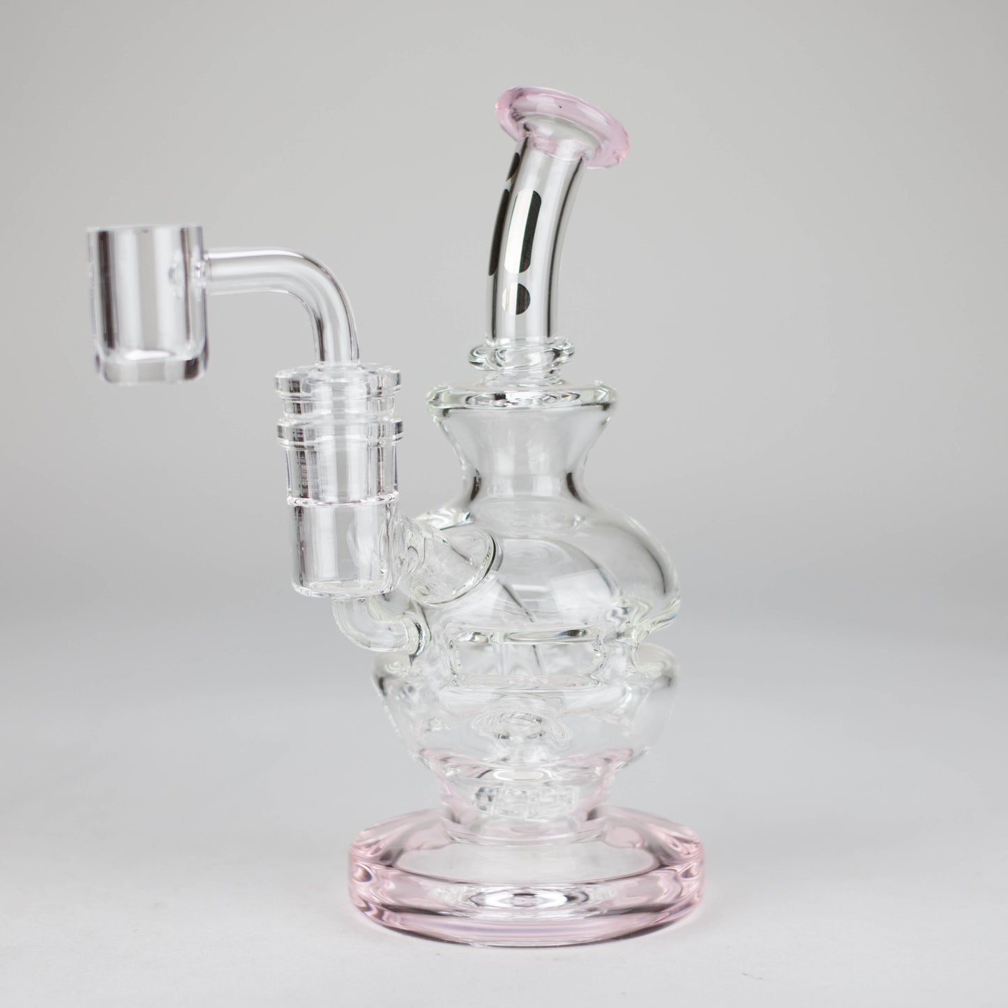 Infyniti | 6" Double Glass Recycle Rig with Shower Head Diffuser_10