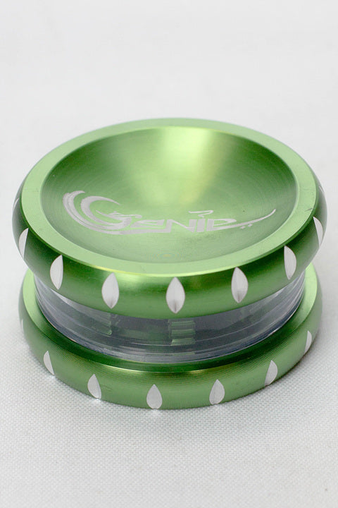 2 Parts Genie Aluminium Herb Grinder - Concave_6