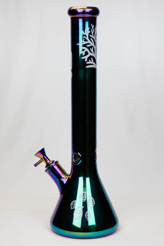 18" Infyniti Tree of Life 7mm Metallic Glass Bong_13