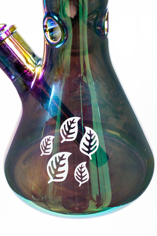 18" Infyniti Tree of Life 7mm Metallic Glass Bong_17