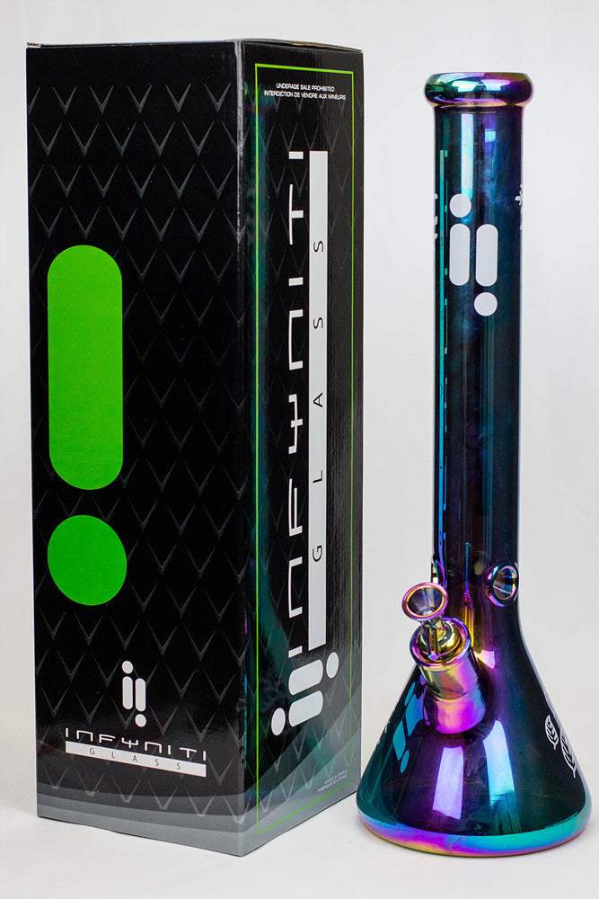 18" Infyniti Tree of Life 7mm Metallic Glass Bong_11