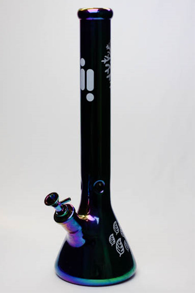 18" Infyniti Tree of Life 7mm Metallic Glass Bong_2