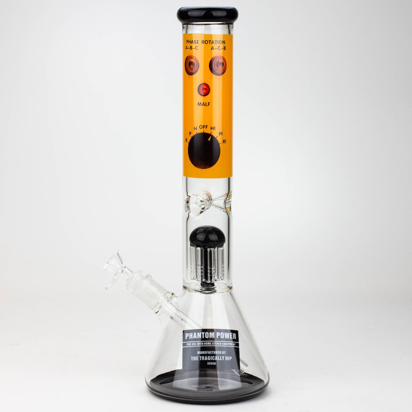 THE TRAGICALLY HIP-15.5" Glass Water Pipe with Single Percolator by Infyniti_4