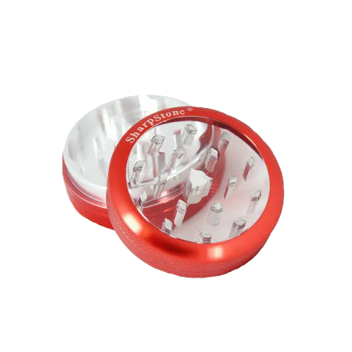 SharpStone® | CLEAR TOP 2 PIECE HERB GRINDER - 2.2"_3