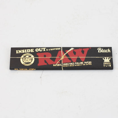 RAW Black Inside Out King Slim Rolling Paper_2