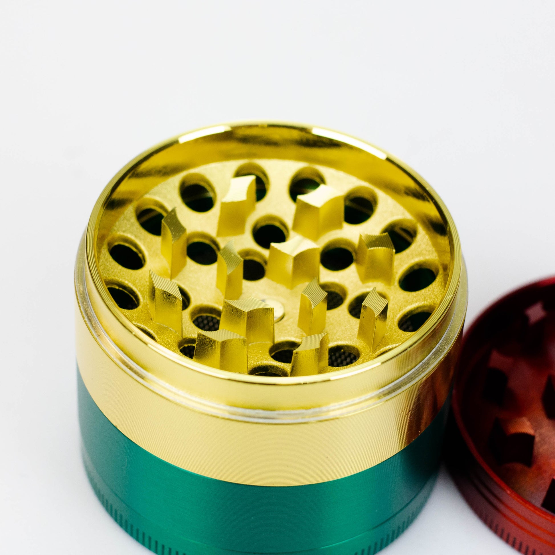 Infyniti 4 Parts 50mm Concave Zinc Grinder_3