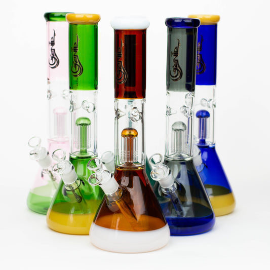 14.5" Genie - Tree Arms Two Tone Glass Water Bong_0