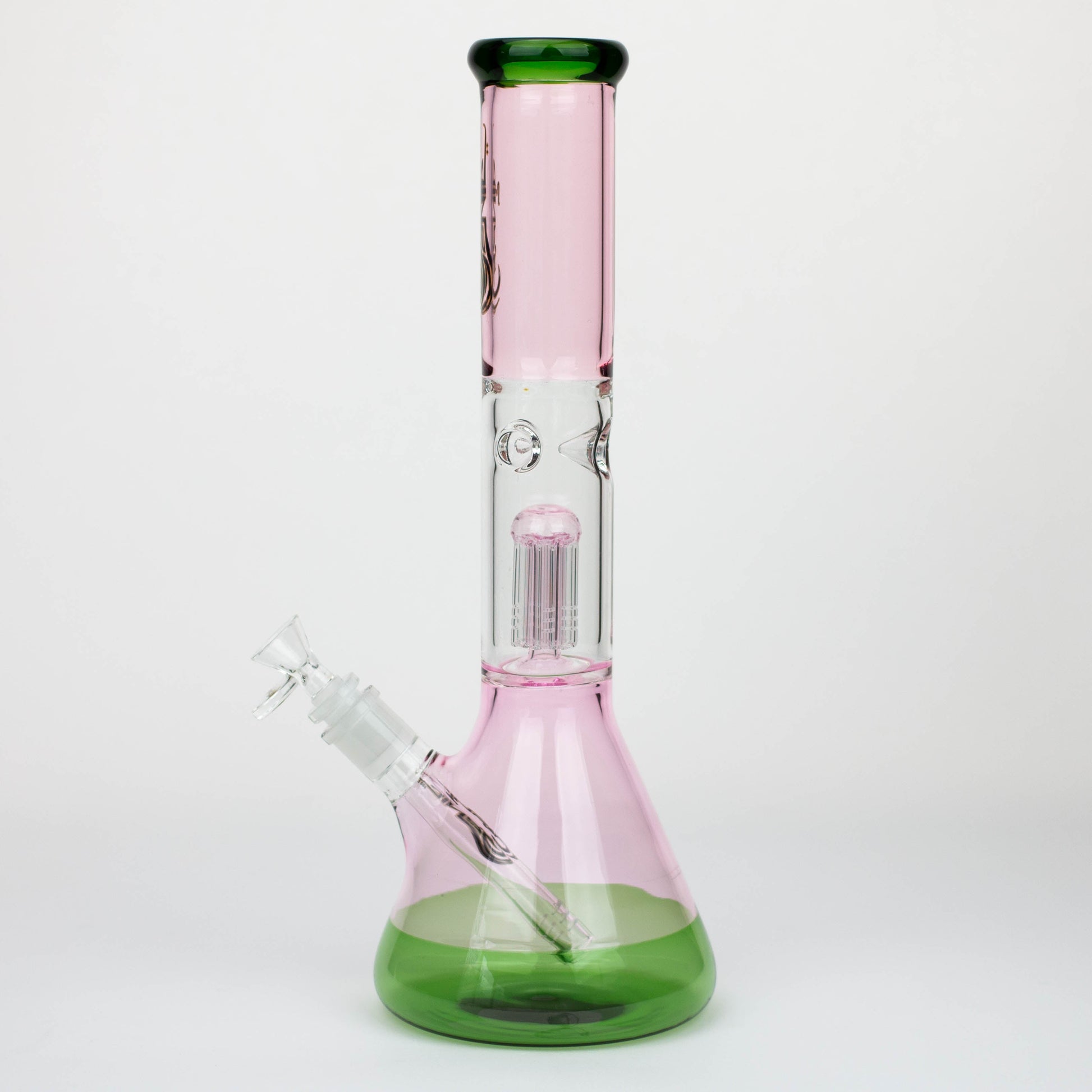 14.5" Genie - Tree Arms Two Tone Glass Water Bong_2