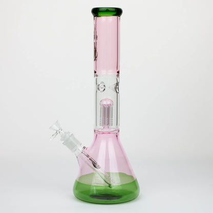 14.5" Genie - Tree Arms Two Tone Glass Water Bong_2