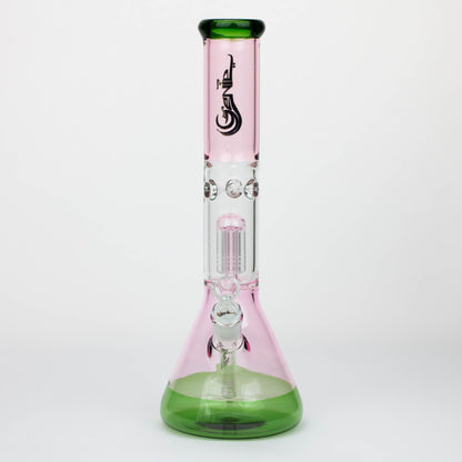 14.5" Genie - Tree Arms Two Tone Glass Water Bong_3