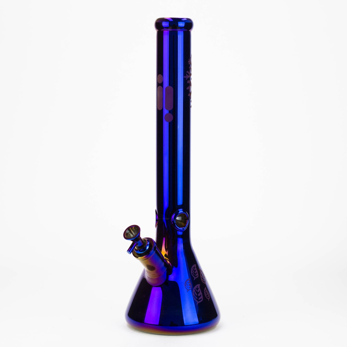 18" Infyniti Tree of Life 7mm Metallic Glass Bong_8